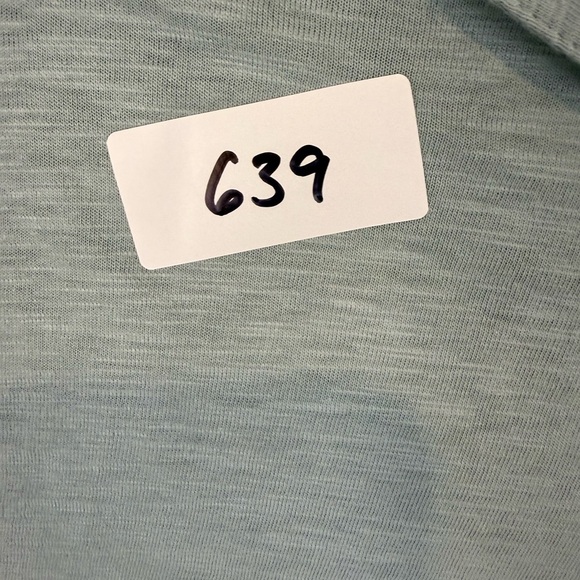 Soft Surroundings Light blue Button Down Shirt lagenlook L - Picture 9 of 9